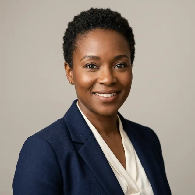 Headshot of Amara Okafor, Founder & Chief Executive Officer
