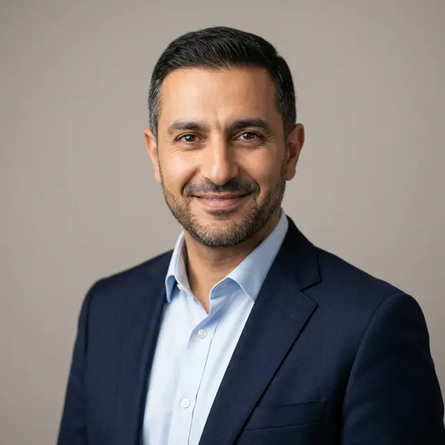 Headshot of Omar Haddad, Finance Director